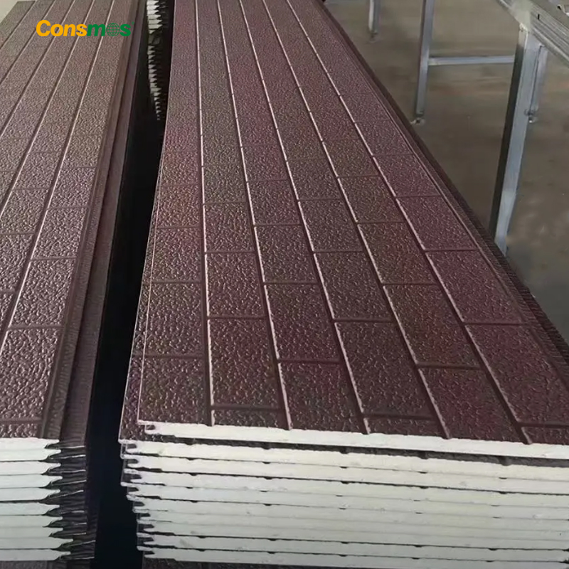 Builder's Warehouse Polyurethane/EPS/SIP/PIR Sandwich Panel Foam Insulation Metal Roof Paneling for Wall