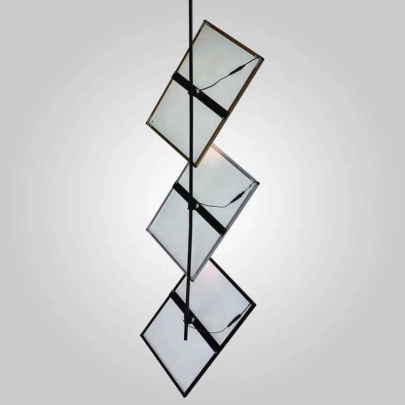 A3 Portable LED Stand Advertising Poster Aluminum Poster LED Hot Sales LED Highlight Lightbox Glass Poster