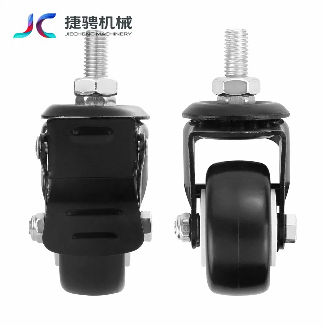 Swivel Pole Casters, Heavy Duty Swivel Casters, 440 Lb. Load