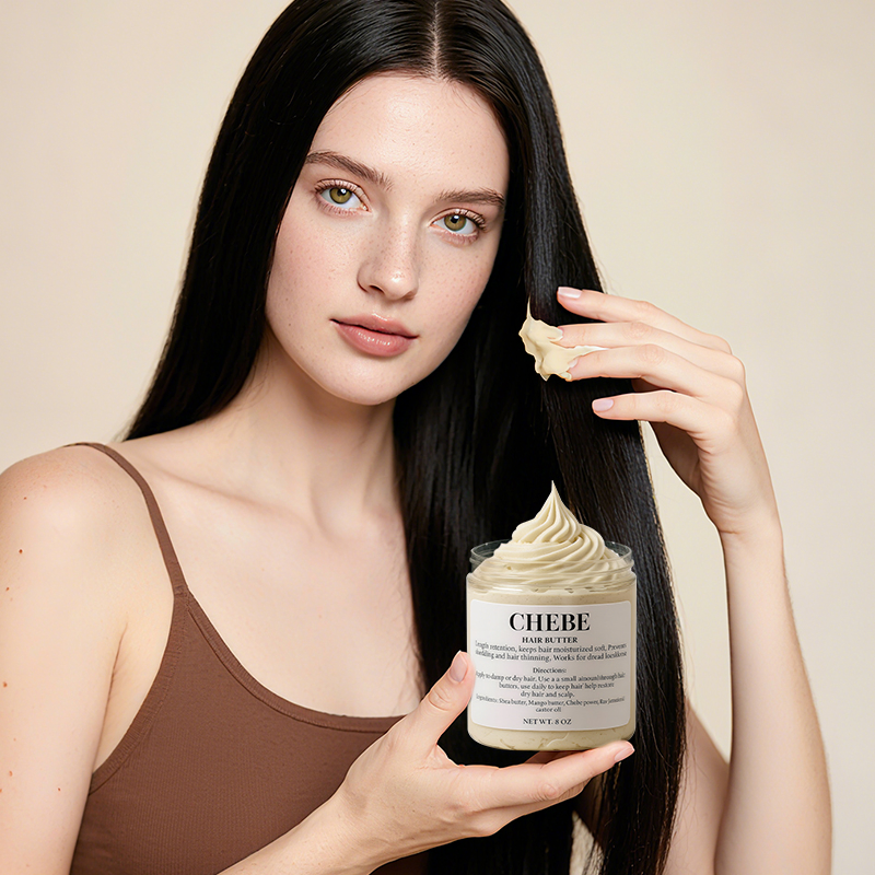 Chebe Hair Growth Butter Private Label Deep Moisturization Strengthening Hair Root Chebe Butter
