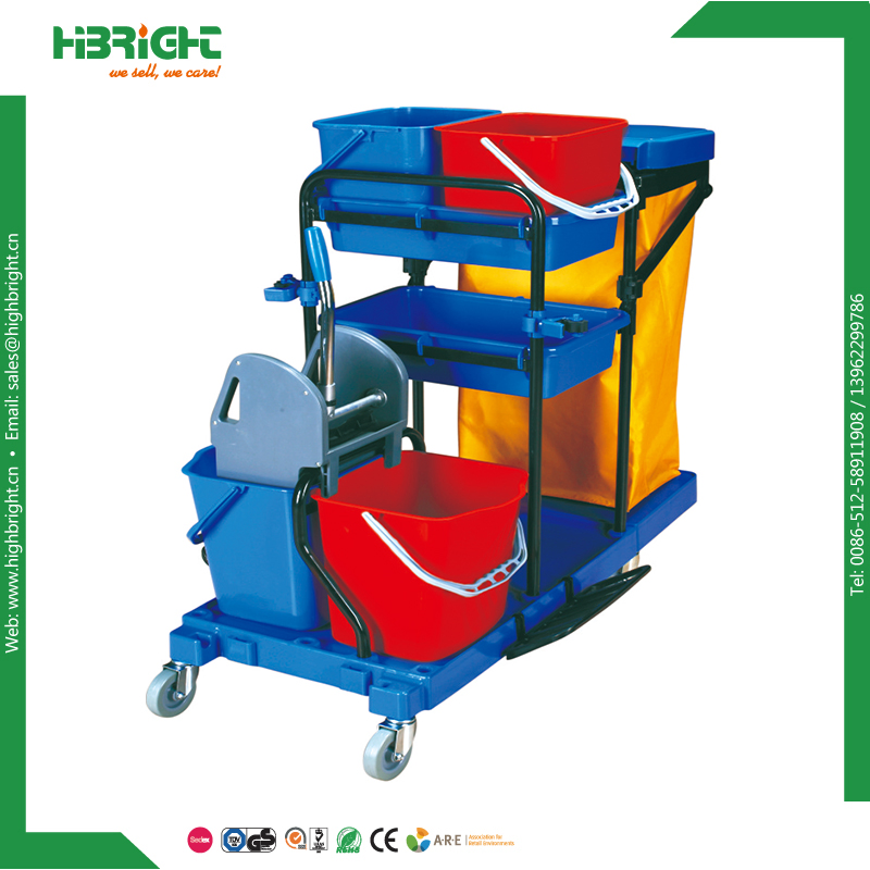 Multi-Purpose Hotel Cleaning Housekeeping Cart