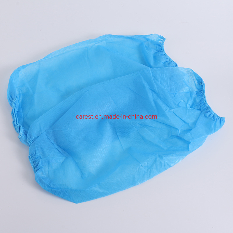 Disposable Blue/White Colour Non Woven Sleeve Cover 30GSM, 100PCS/Bag