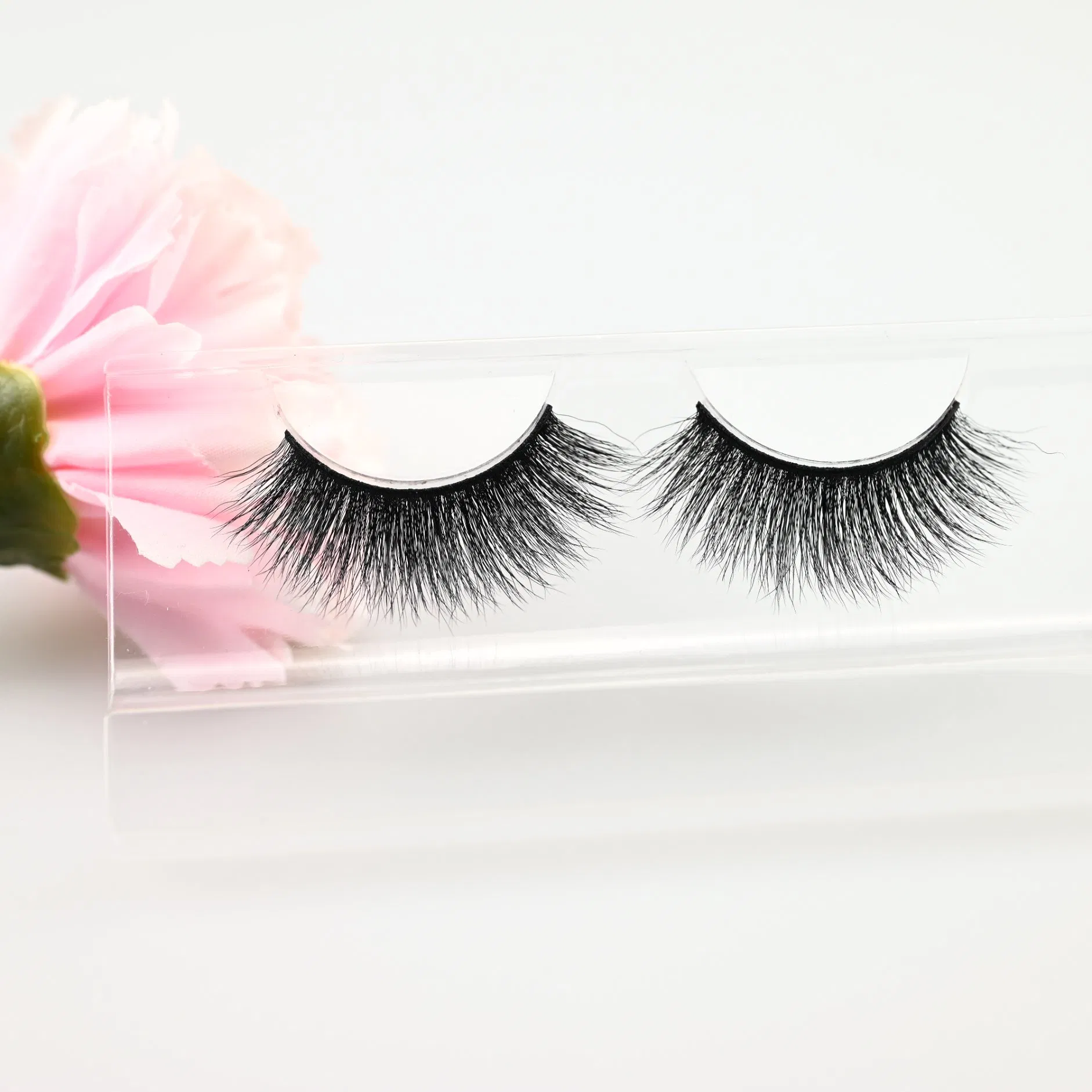 Mt Lashes China Wholesale Full Strip Natural Look Bushy 3D/5D Faux/Silk Mink False Eyelashes