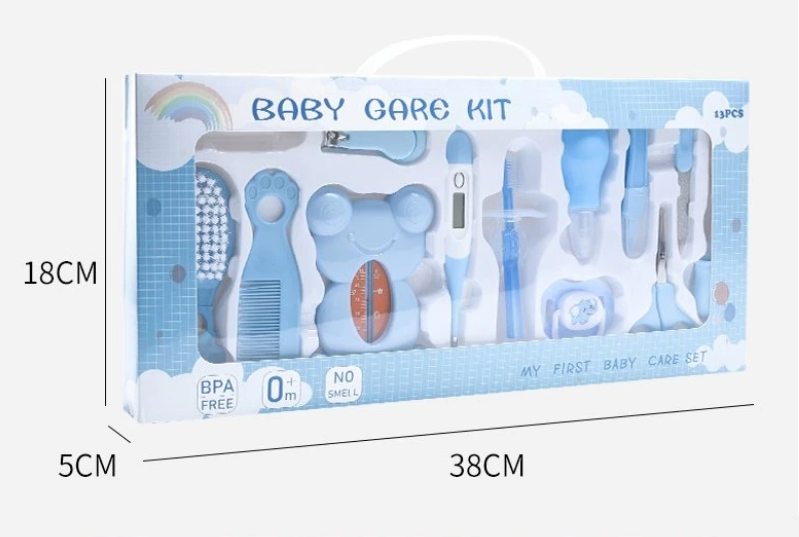 2023 Hot Selling Baby Care Kit Nasal Aspirator Thermometer & Medicine Feeder