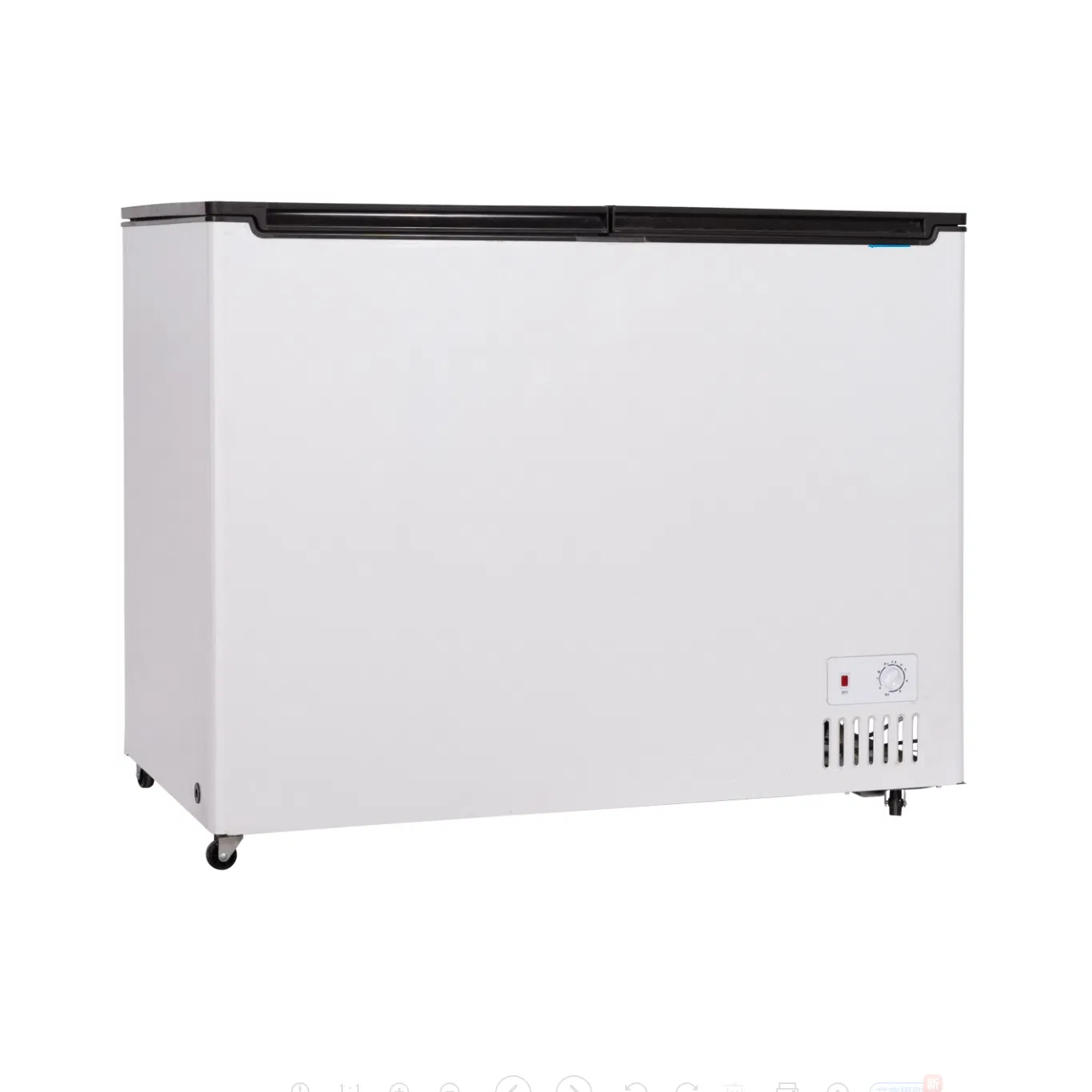 276-Liter High-Capacity Commercial and Household Chest Freezer with Air Circulation