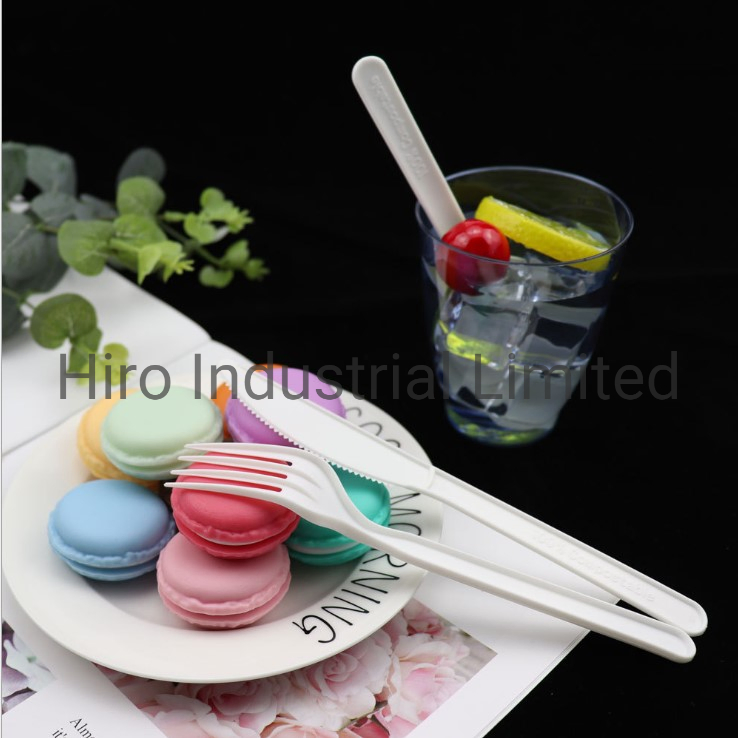 Compostable Eco-Friendly Biodegradable Corn PLA Plastic Cutlery OEM Manufacturer