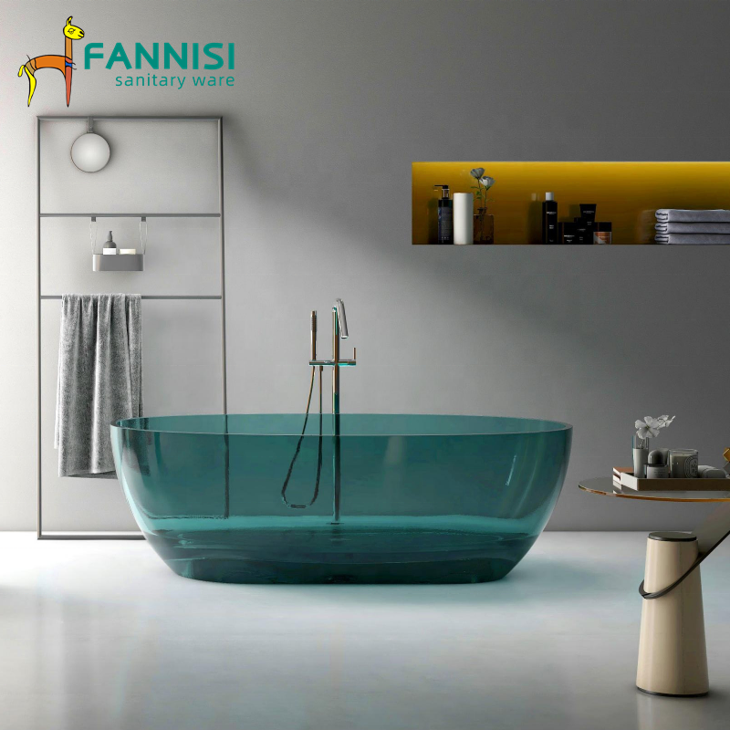 Прозрачная акриловая ванна FANNISI