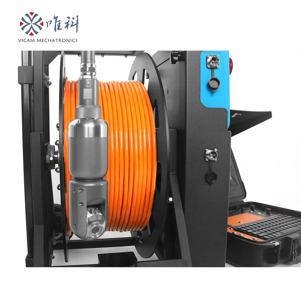 Портативная камера для глубоких скважин с лебедкой 200м