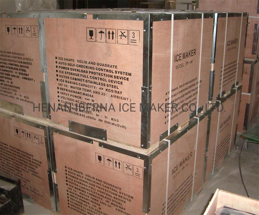 Spray Water Type 250kgs Cube Ice Maker for Food Processing