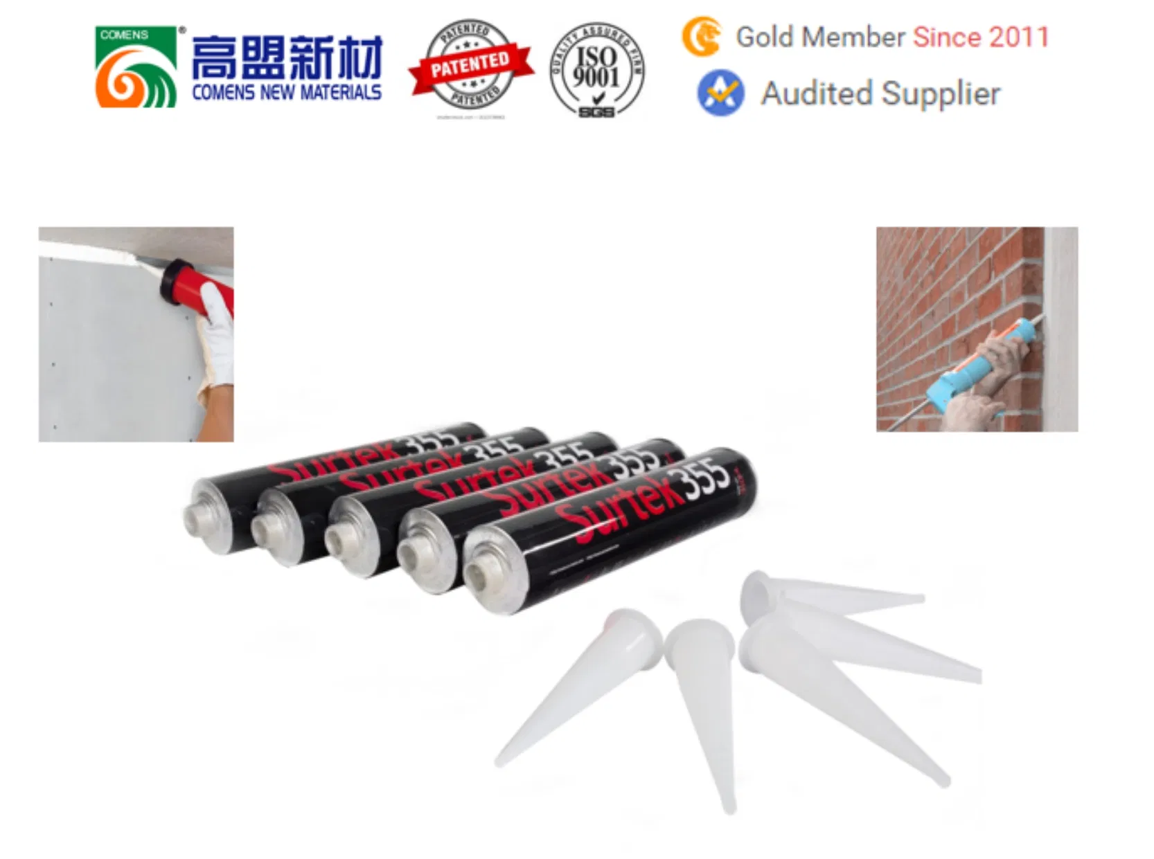 One Component Construction Polyurethane/PU Adhesive Sealant Surtek 3511