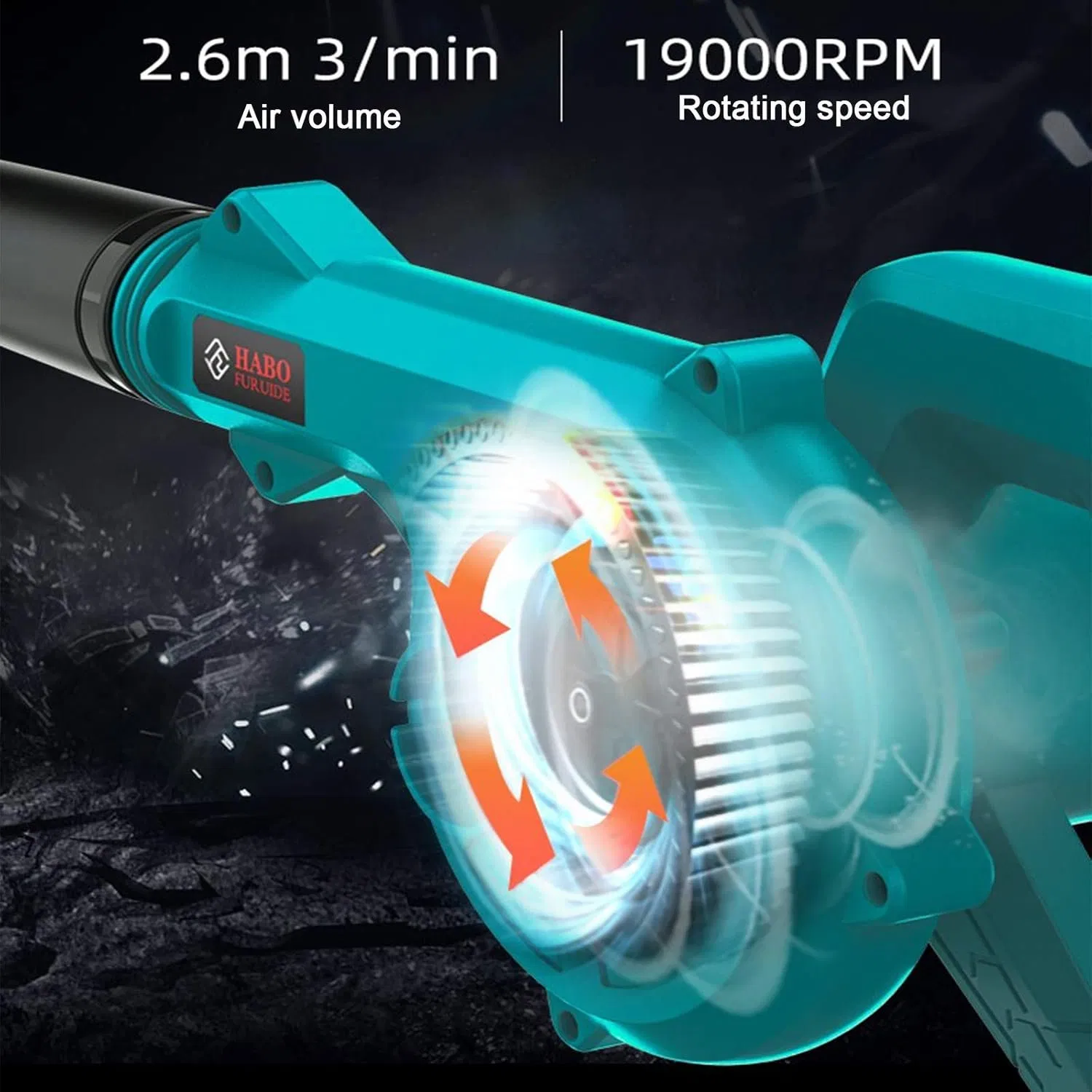 Leaf Blower Variable Speed with 2000ah Battery as a Electric Power Tool