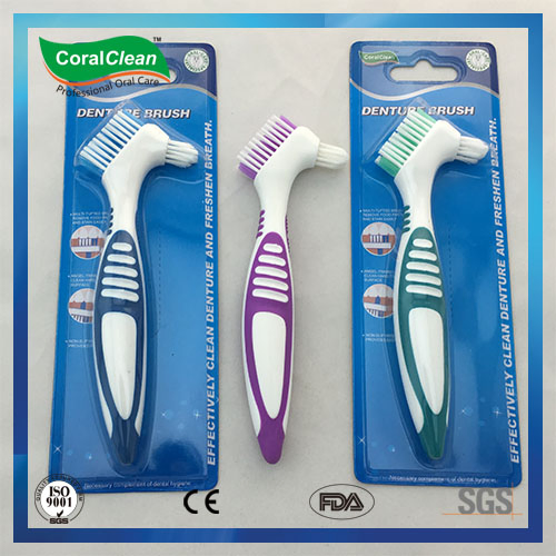 High Quality OEM Denture Brush Soft Bristles Toothbrush for Denture