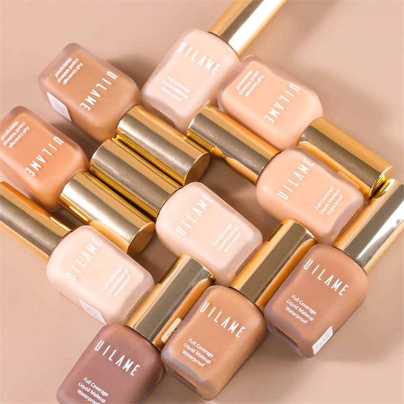 Professional Private Label Vegan Cosmetics Makeup Full Coverage Matte Waterproof Liquid Foundation