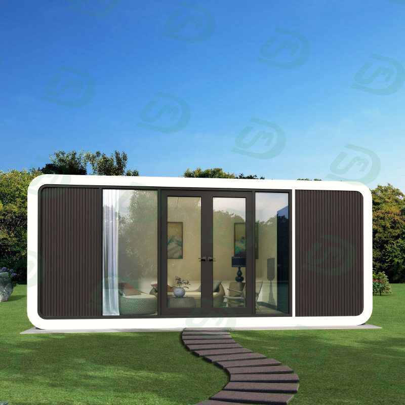 Mobile Fully Equipped Directly Accommodated Prefabricated Steel Structure Residential Apple Cabin Container Homestay Hotel