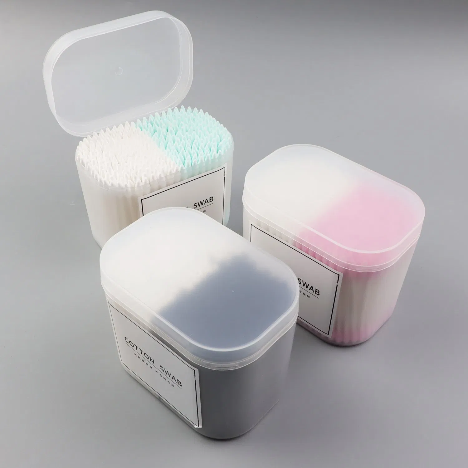 Cotton Buds Portable Ear Cleaning Sterile Wooden Stick Cotton Buds