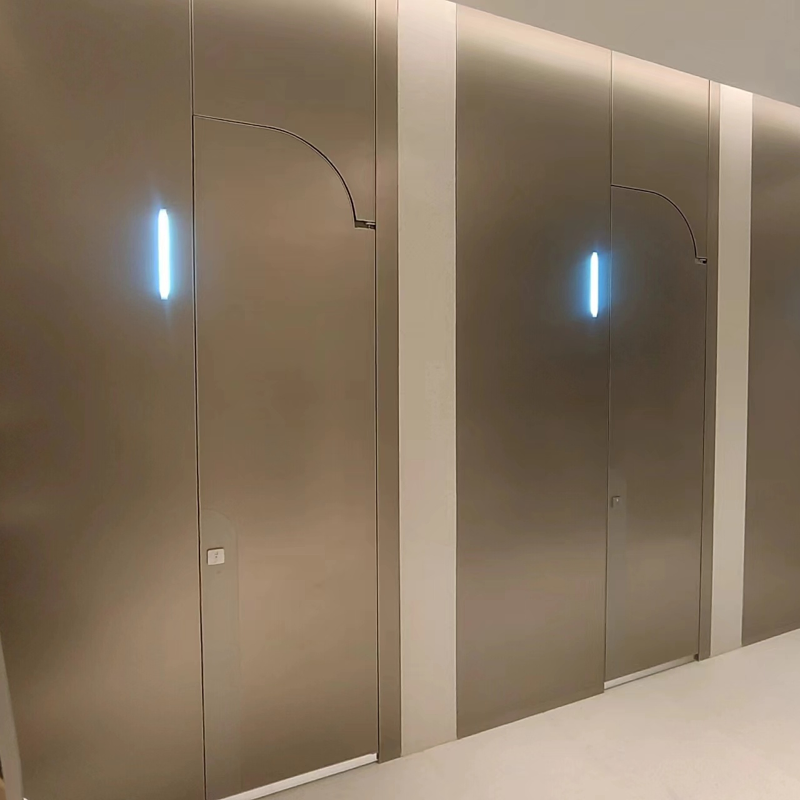 Shopping Mall Commercial Washroom Toilet Cubicle Customized Material and Design