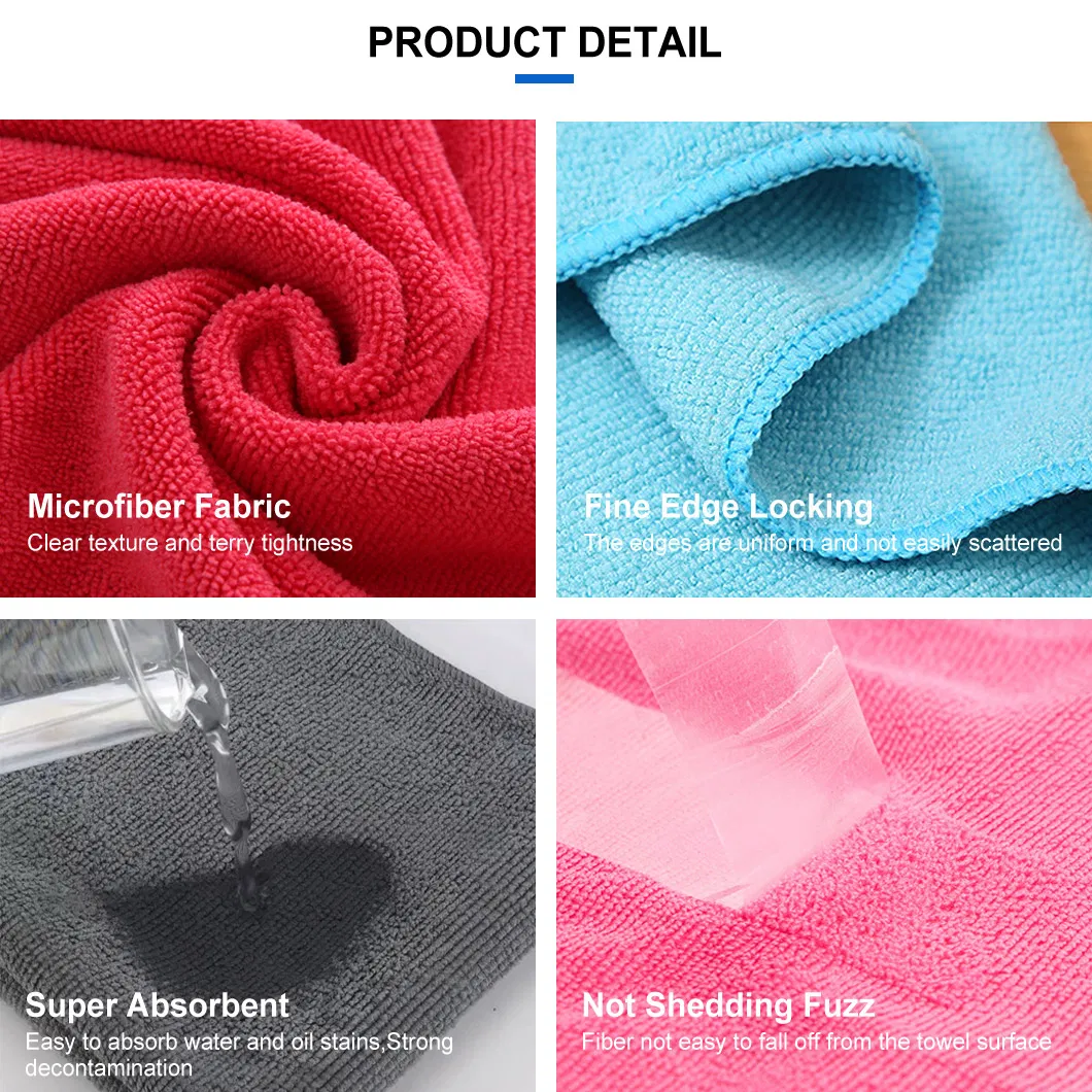 Top Quality Multipurpose Car Wash Microfiber Towel Car Glass Cleaning Microfiber Car Cleaning Cloth