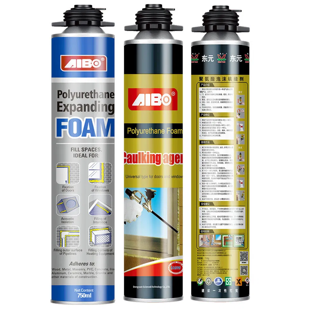 High Density Hot Selling 750ml Multipurpose Long Lasting PU Foam for Building