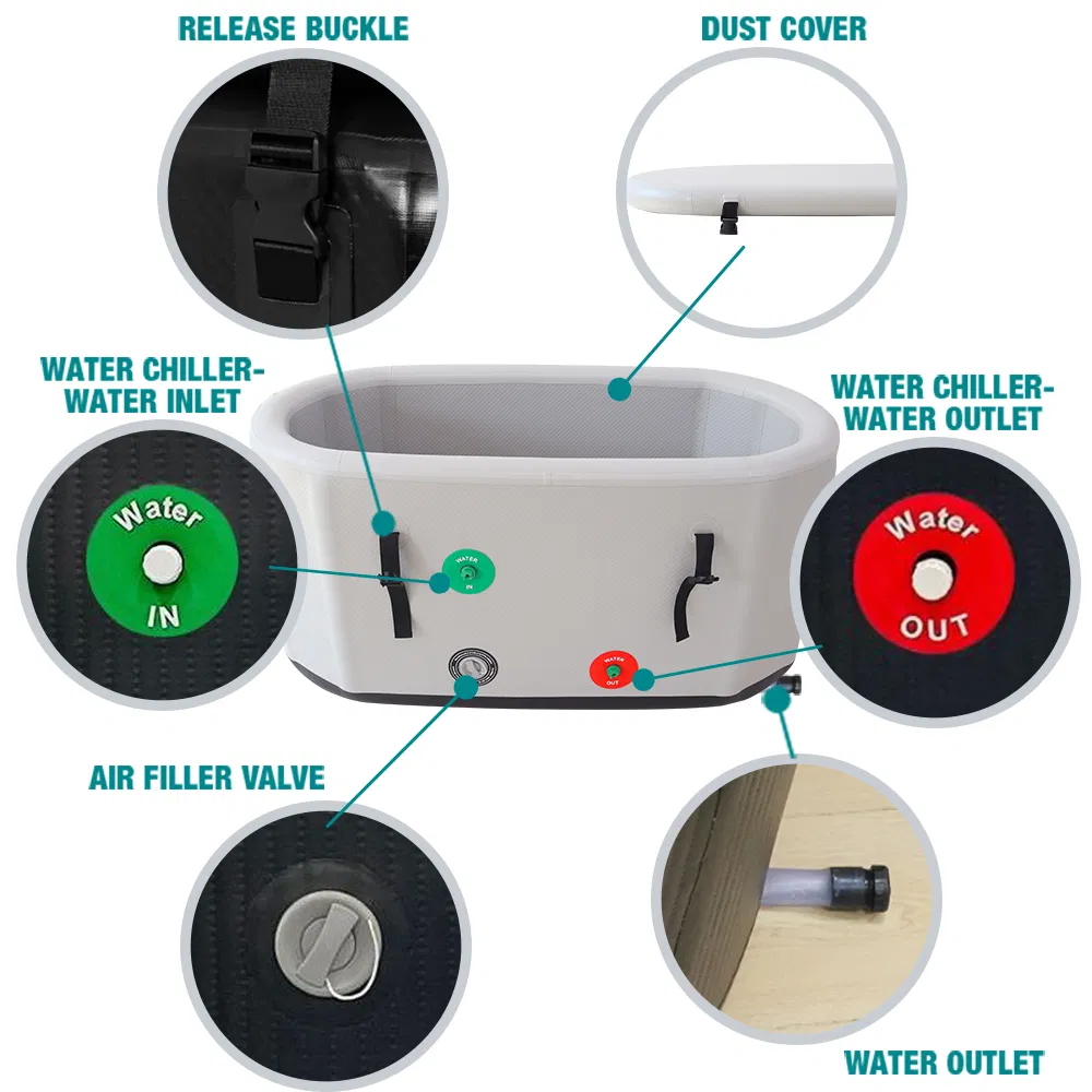 Hot Sale Outdoor Ice Bath Tub for Recovery Sports Fitness Therapy