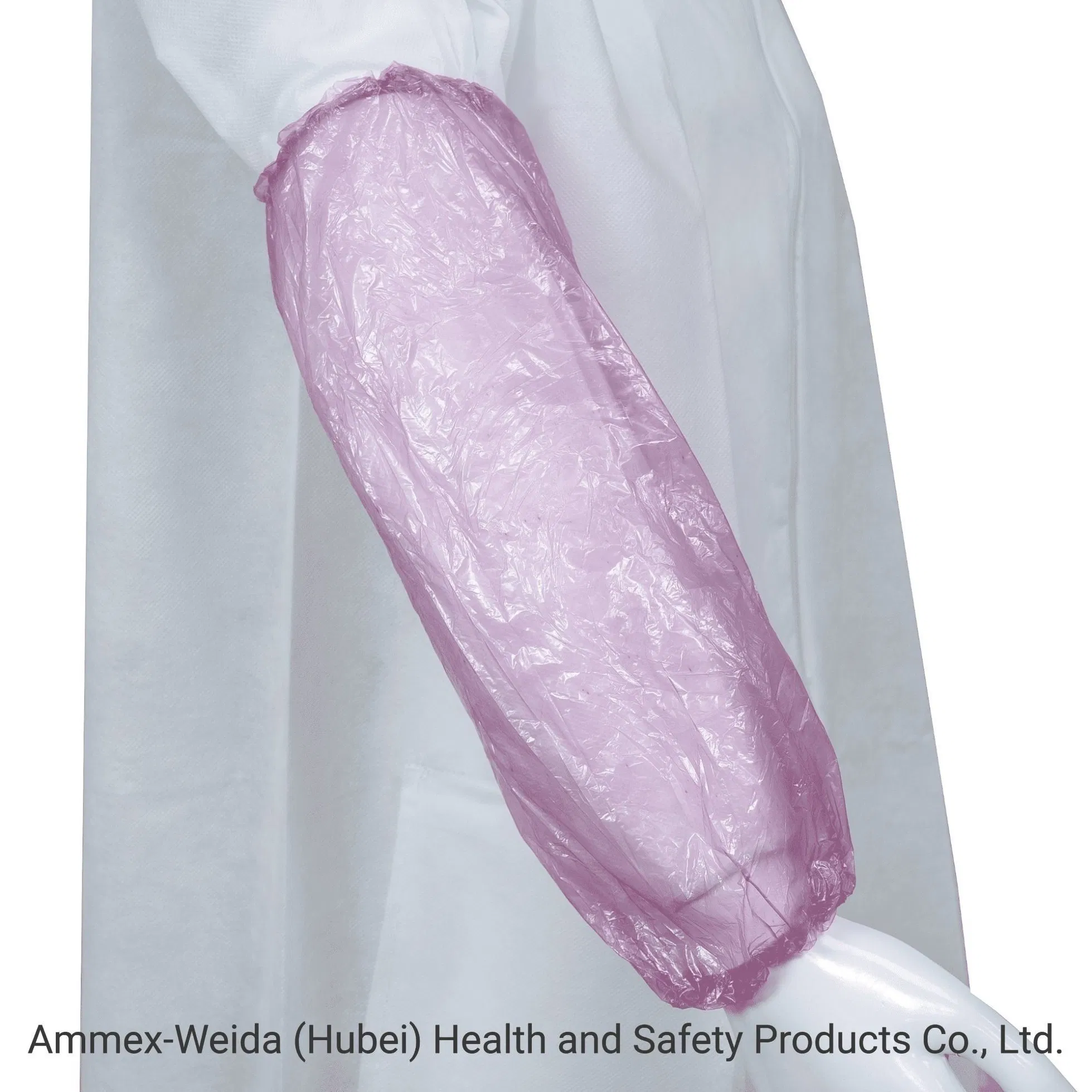 Colorful Waterproof PE Oversleeves Disposable Use Oil-Proof Plastic Oversleeves Kitchen Use PE Armsleeves