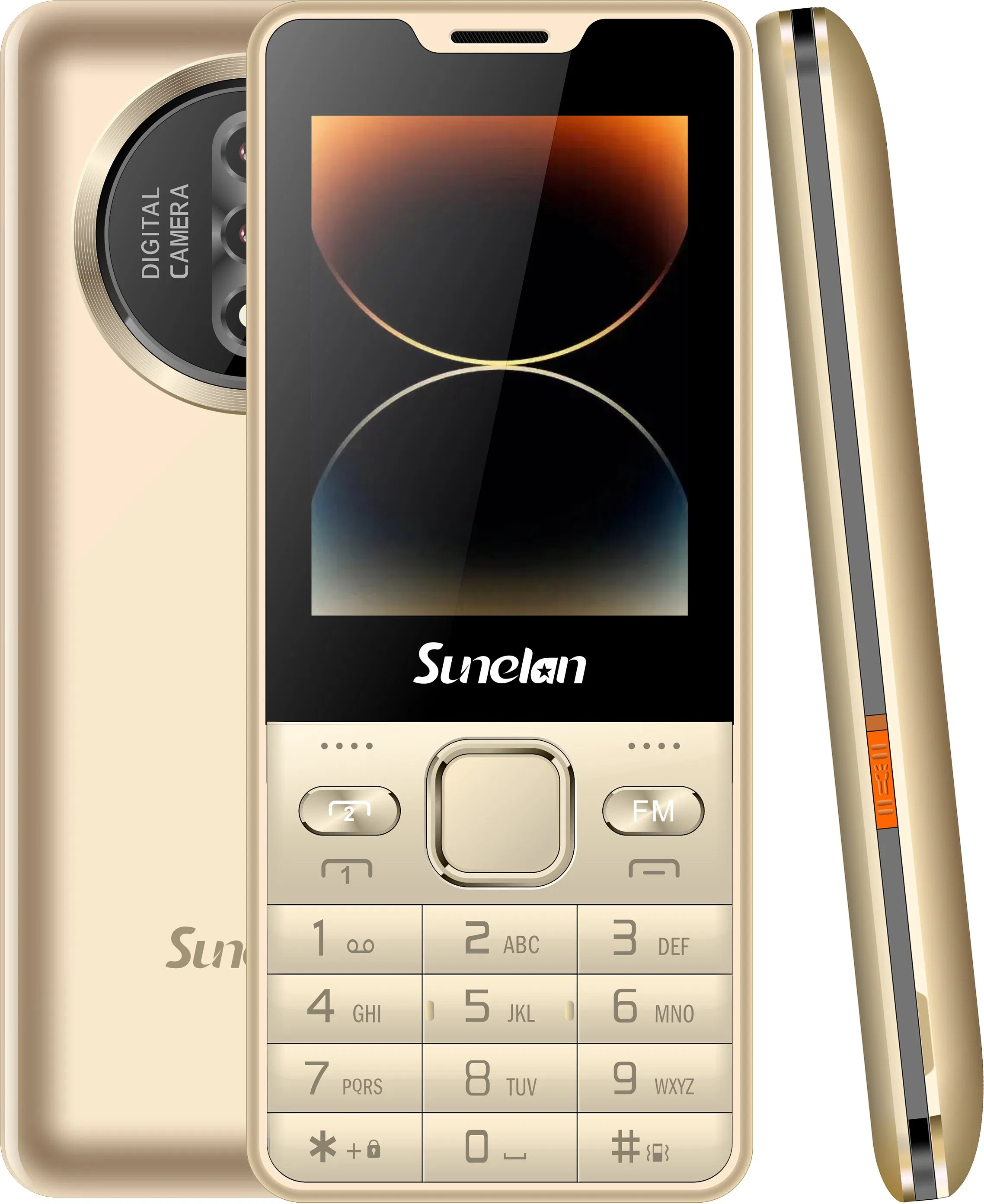 Кнопочный телефон Sunelan Miracle 50 с двумя SIM и мощным аккумулятором