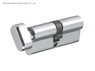 En 1303 European Standard Brass Cylinder with Knob