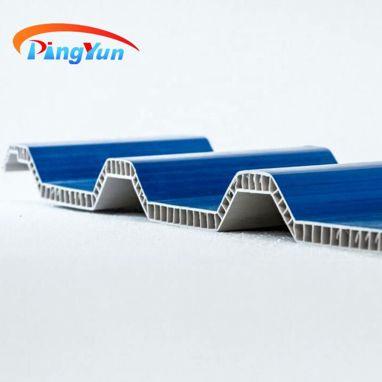 Пустотелая UPVC кровельная панель с изоляцией