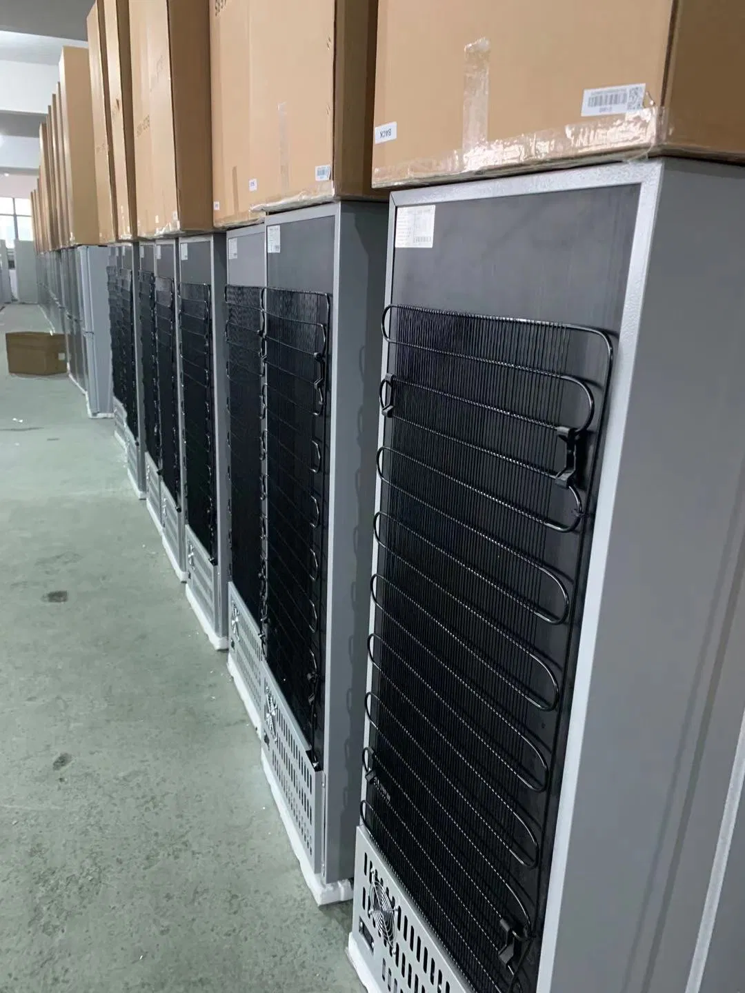 Solar Panel Battery Operated Portable Refrigerator 168 Litters DC Fridge Refrigerator