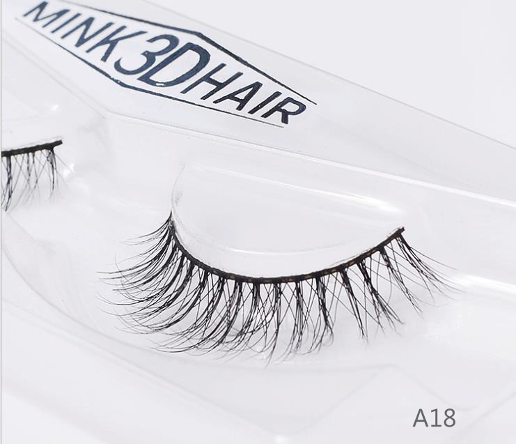 Eyelashes Mink Eyelashes Criss-Cross Strands Cruelty Free High Volume Mink Lashes Soft Dramatic Eye Lashes A18