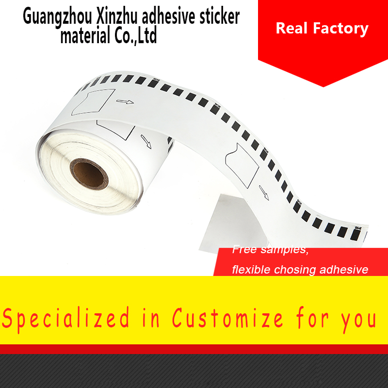 Factory Direct Sell Paper Stickers for Compatible Black Zebra Holes Eye Mark Paper Thermal Label Printer for Zebra