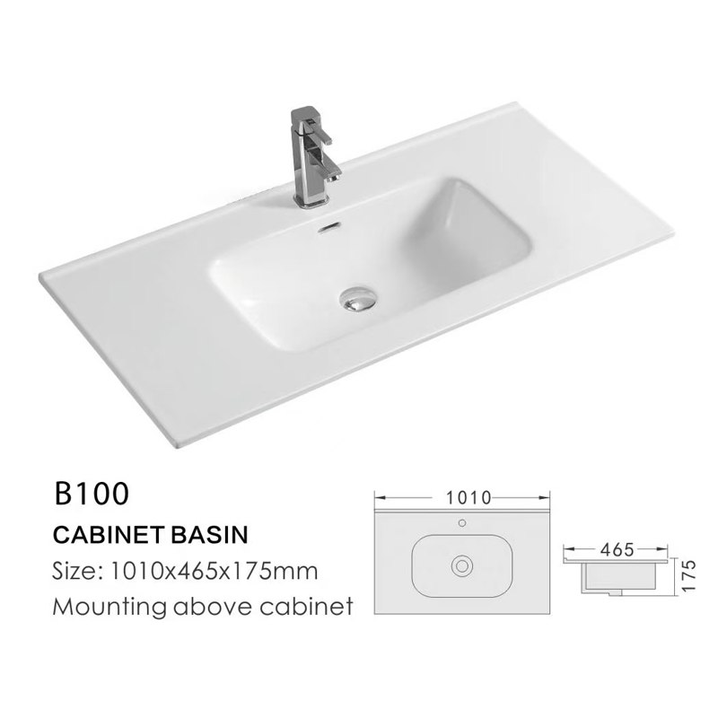 Квадратная раковина для ванной Classic Square Basin Medium