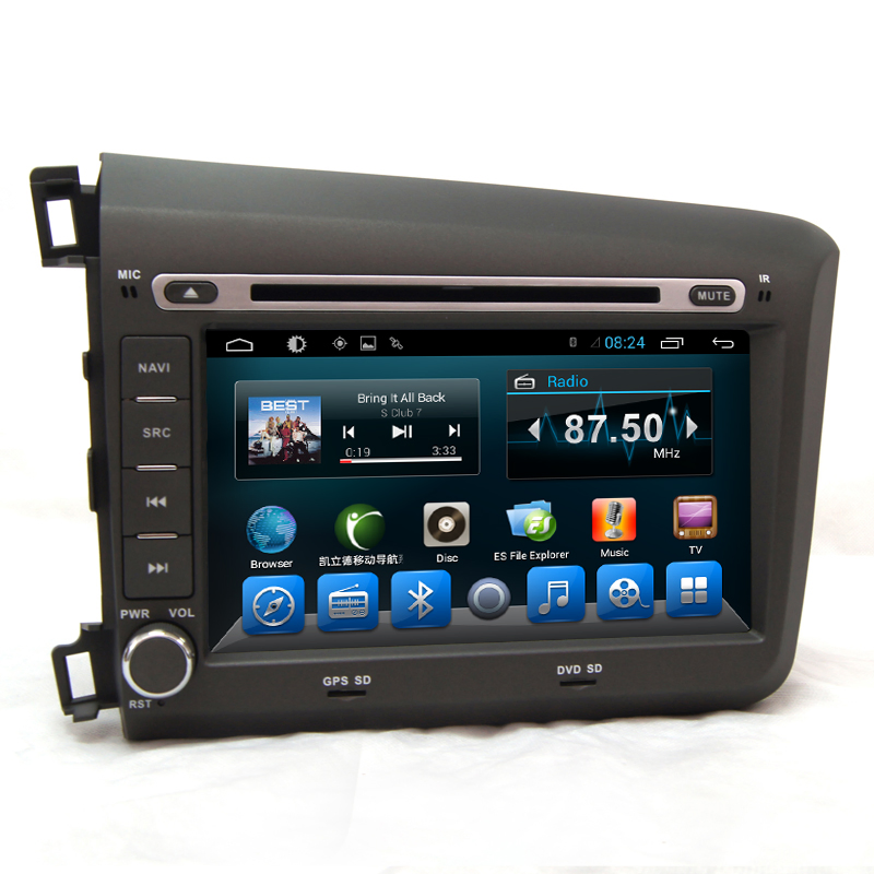 Автомагнитола Double DIN Android для Honda Civic 2012