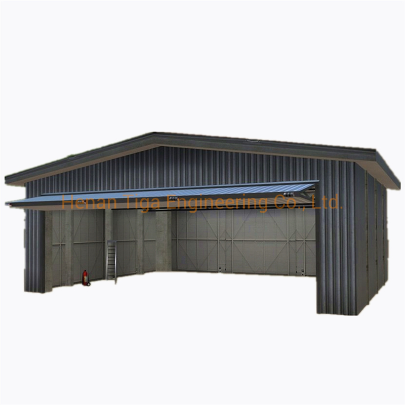 Customized Design Light Steel Structure Hangar Prefabricated Aeroplane Shed