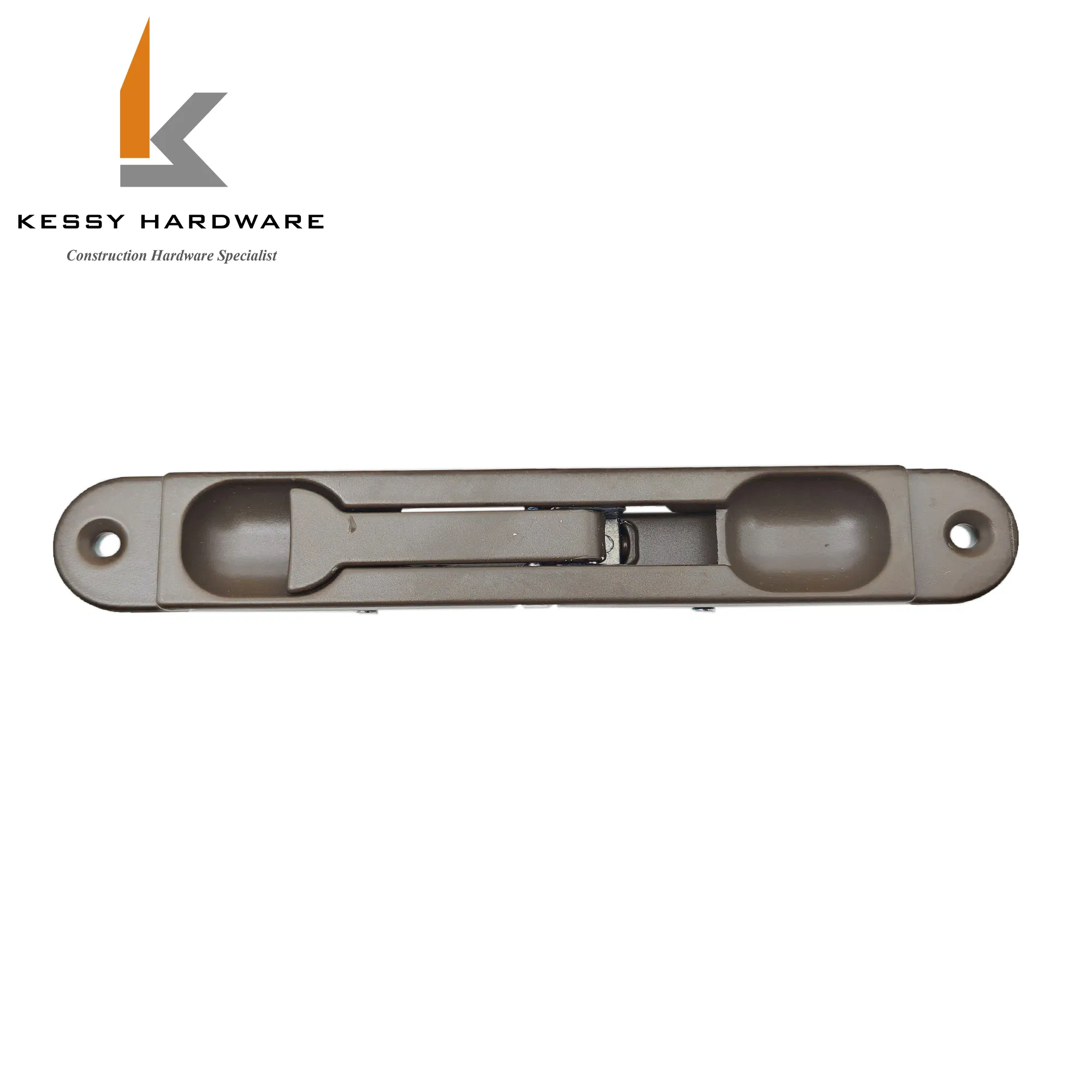 Single Flush Bolt Heavy Duty Zinc Alloy Material with 250mm Threaded Rod and Accessories