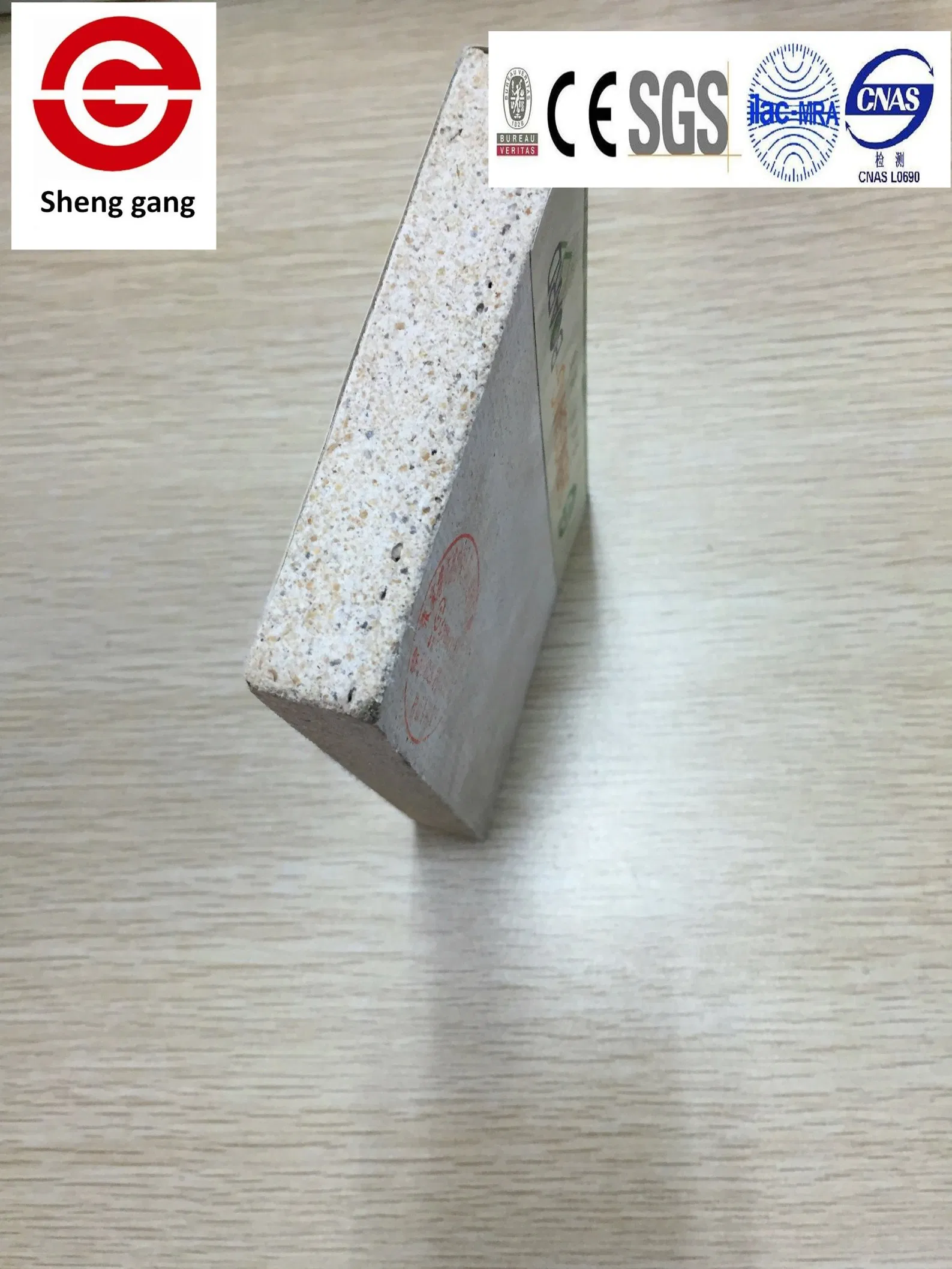 Class A1 Fireproof MGO High Strength Low Density Fireproof Materials Magnesium Oxide Board