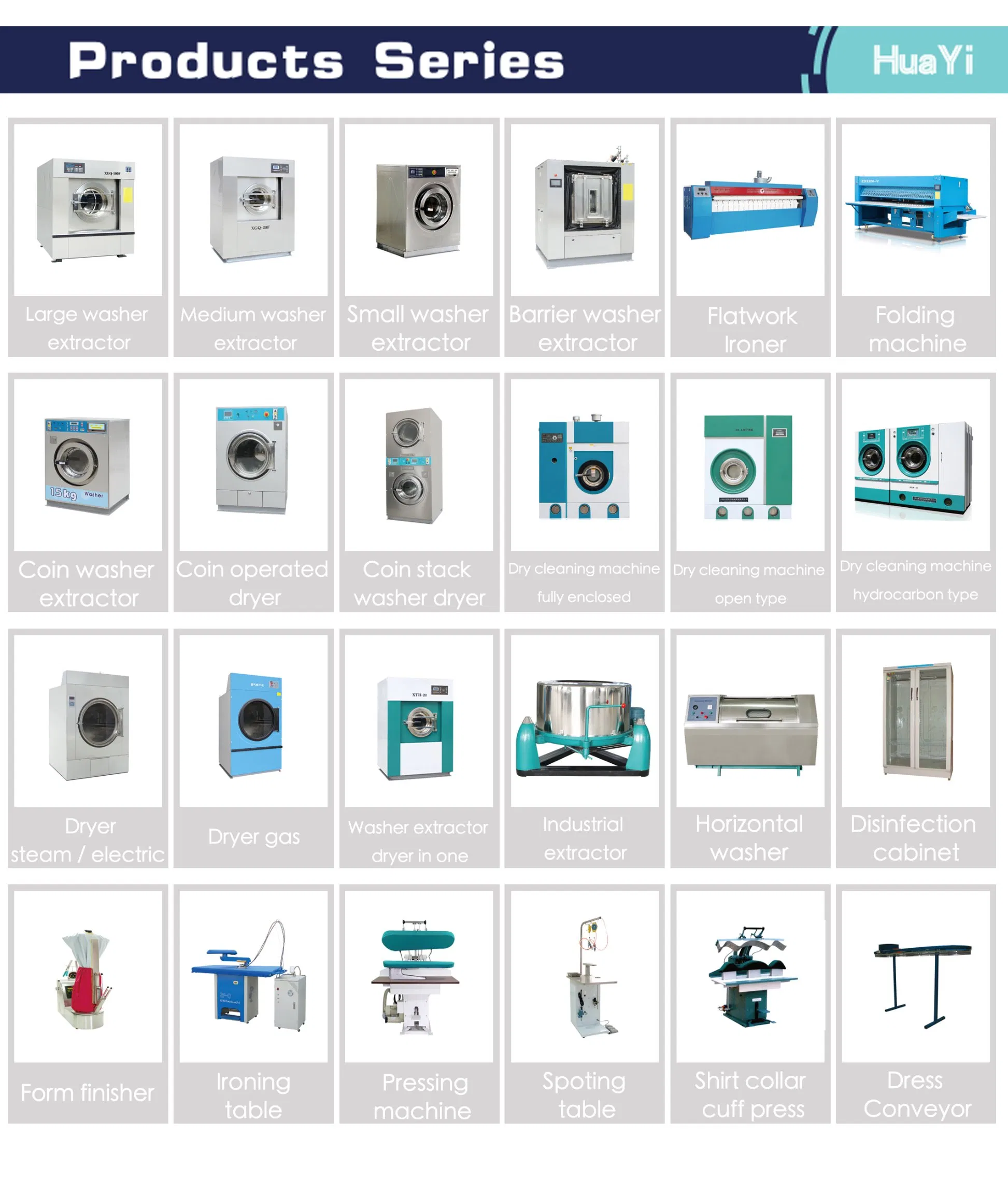 Laundry Equipment with Clamp Machine Series Steam Laundry Press Machine