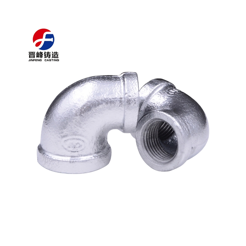 High Quality Galvanized Thread Connection 90°Elbow Malleable Iron Pipe Fittings