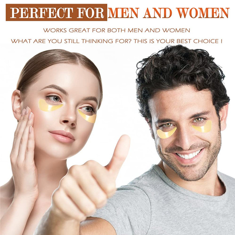 OEM/ODM 24K Gold Under Eye Mask for Fine Lines and Wrinkles Treatment