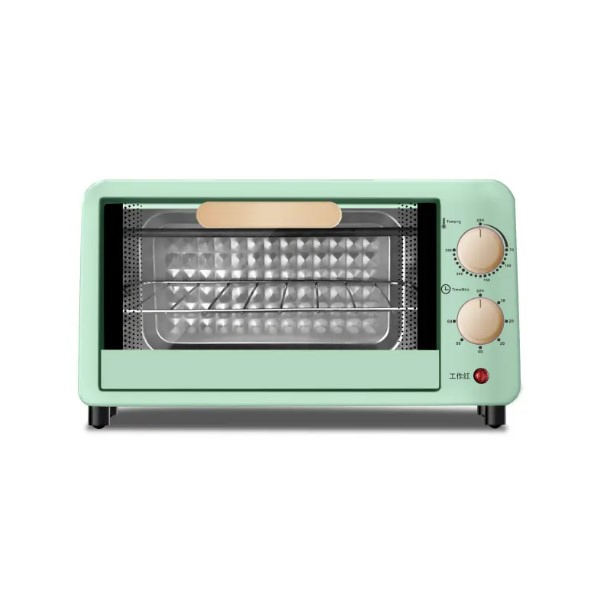 Sleek Compact Digital Oven with Electronic Display and Double Glass