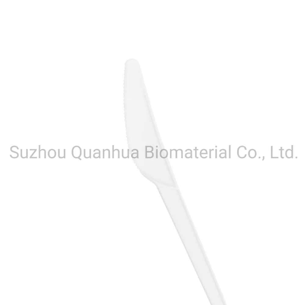 6.75 Inch Travel Hotel Catering Eco-Friendly Compostable Black Fork