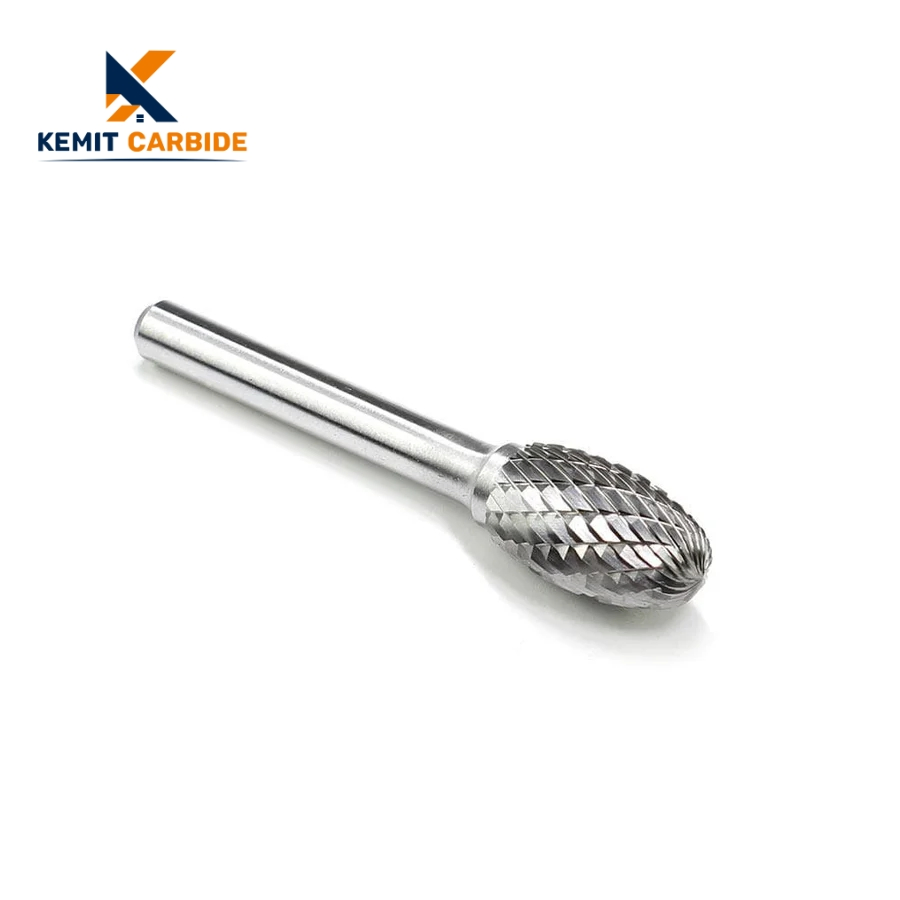 Овальные твердосплавные фрезы KEMIT для металла и дерева