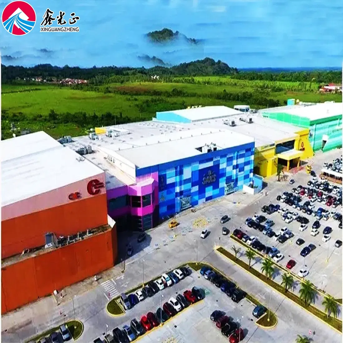 Prefab Steel Structure Shopping Mall (SS-561)