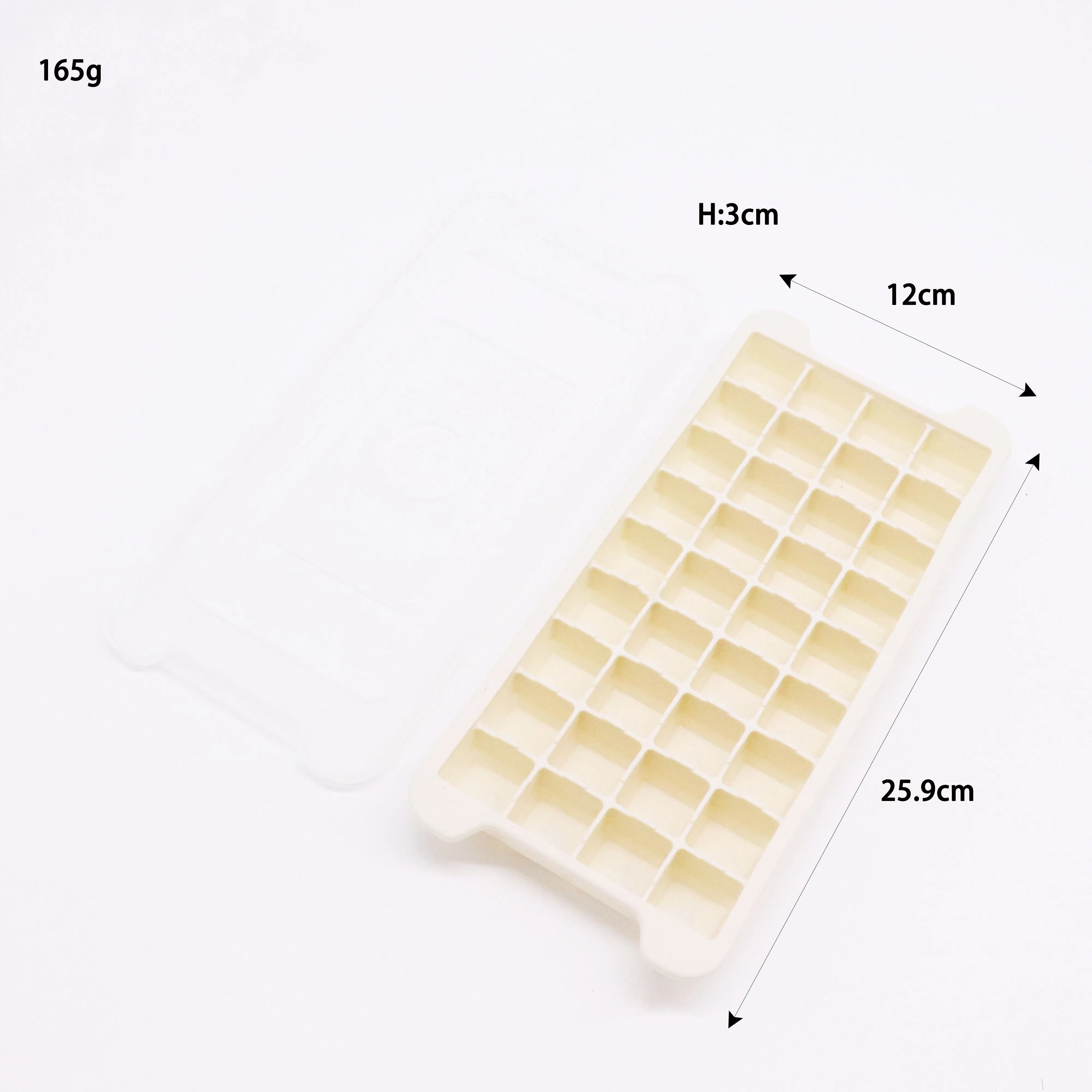 36 Cavity Silicone Ice Cube Tray with Lid