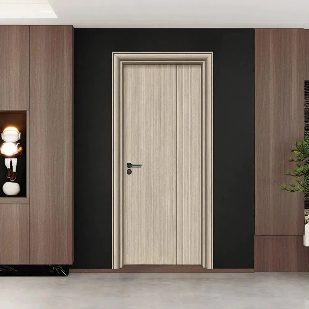 Custom Color Security Swing Type Wooden Entrance Door