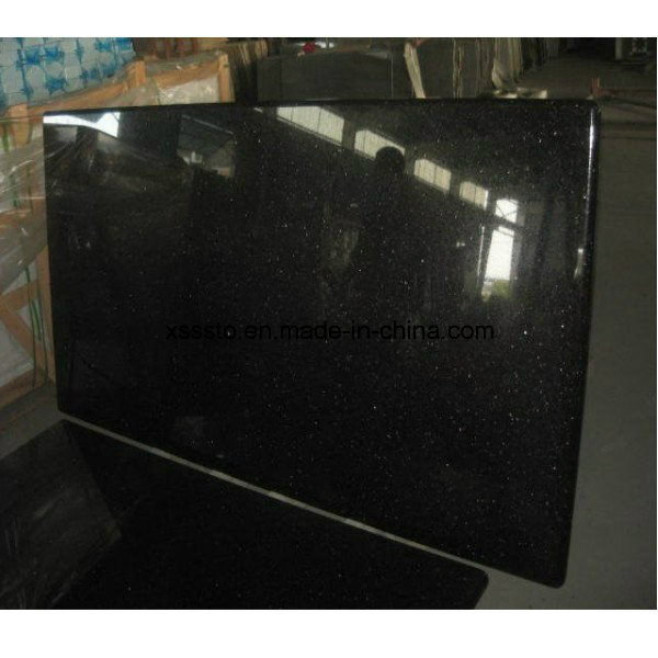 Beautiful Black Granite Vanity Tops for Bathroom