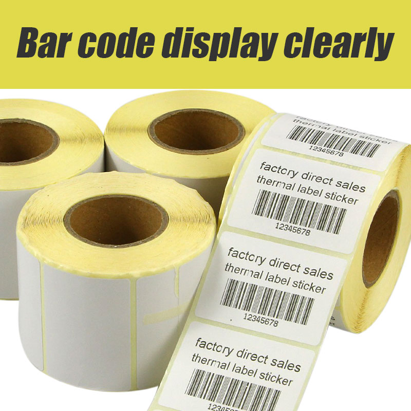 800PCS Direct Thermal Self Adhesive Label for Barccode Bottle Mark Package Sealed