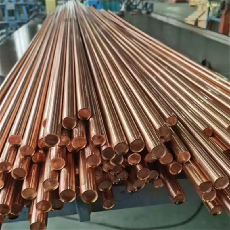 T2 C11600 C12000 C12200 Industrial Round Copper Bar 99.9% Purity Cu 500mm Diameter with Punching Service