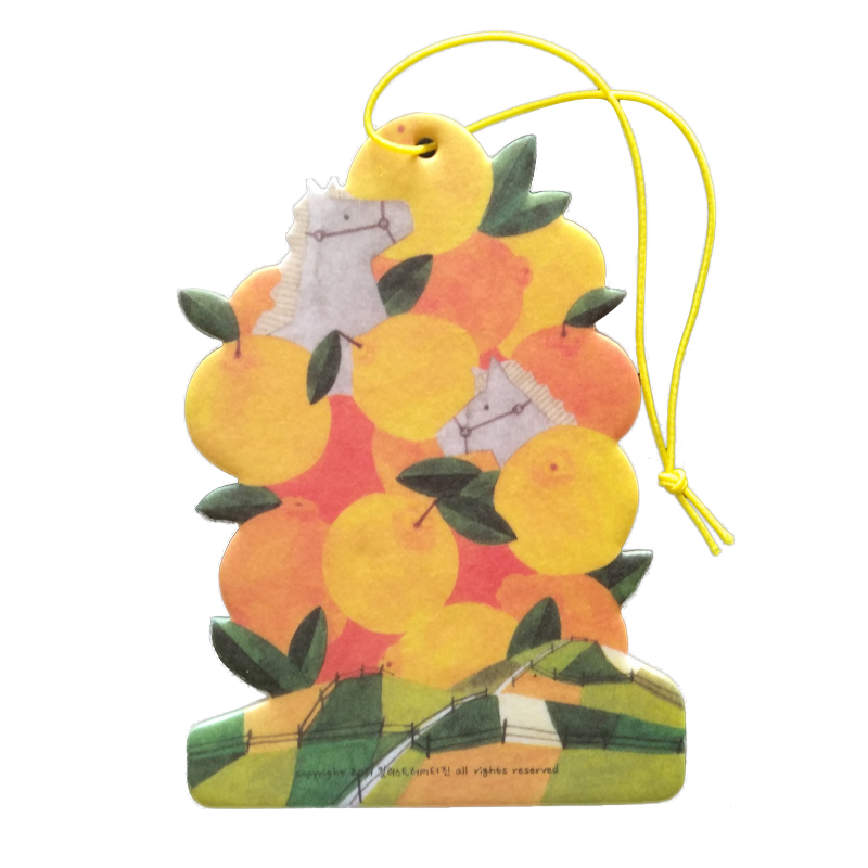 Custom Fragrances Hanging Paper Freshener for Home Use