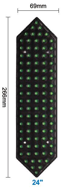 RoHS Approved 24 Inch Assembly 7 Segment LED Display with Waterproof for Outdoor or Semi-Outdoor Application