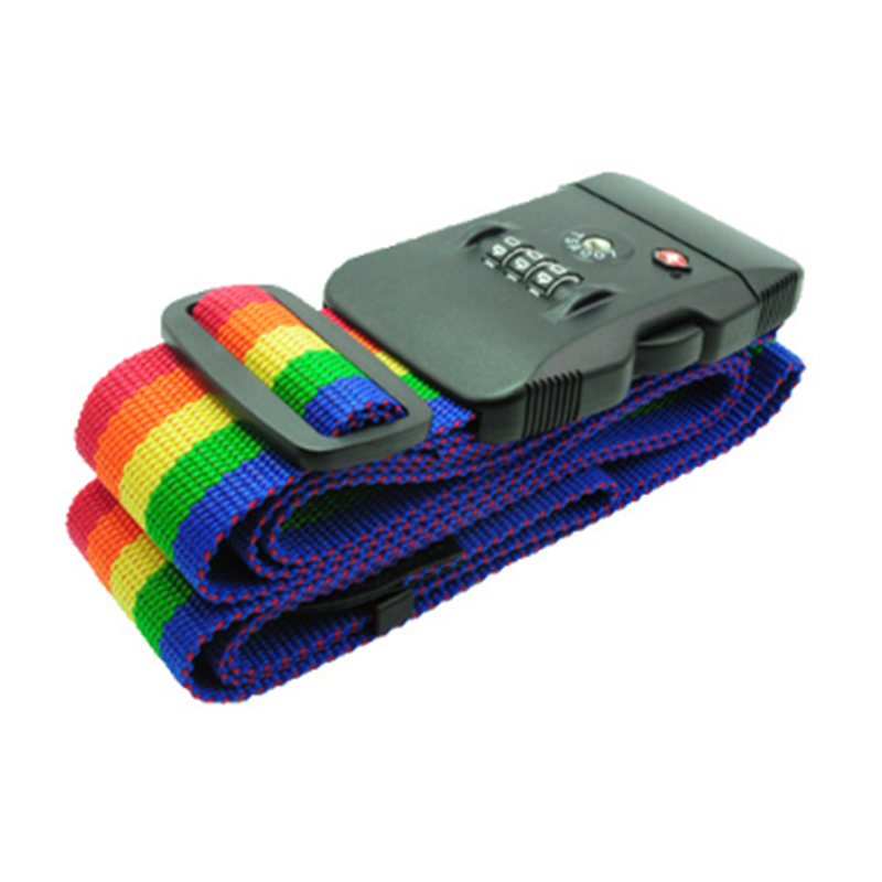 PP Belt / Tsa Lock Adjustable Custom Colorful Luggage Strap Lock